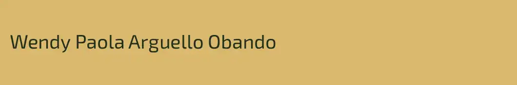 Wendy Paola Arguello Obando
